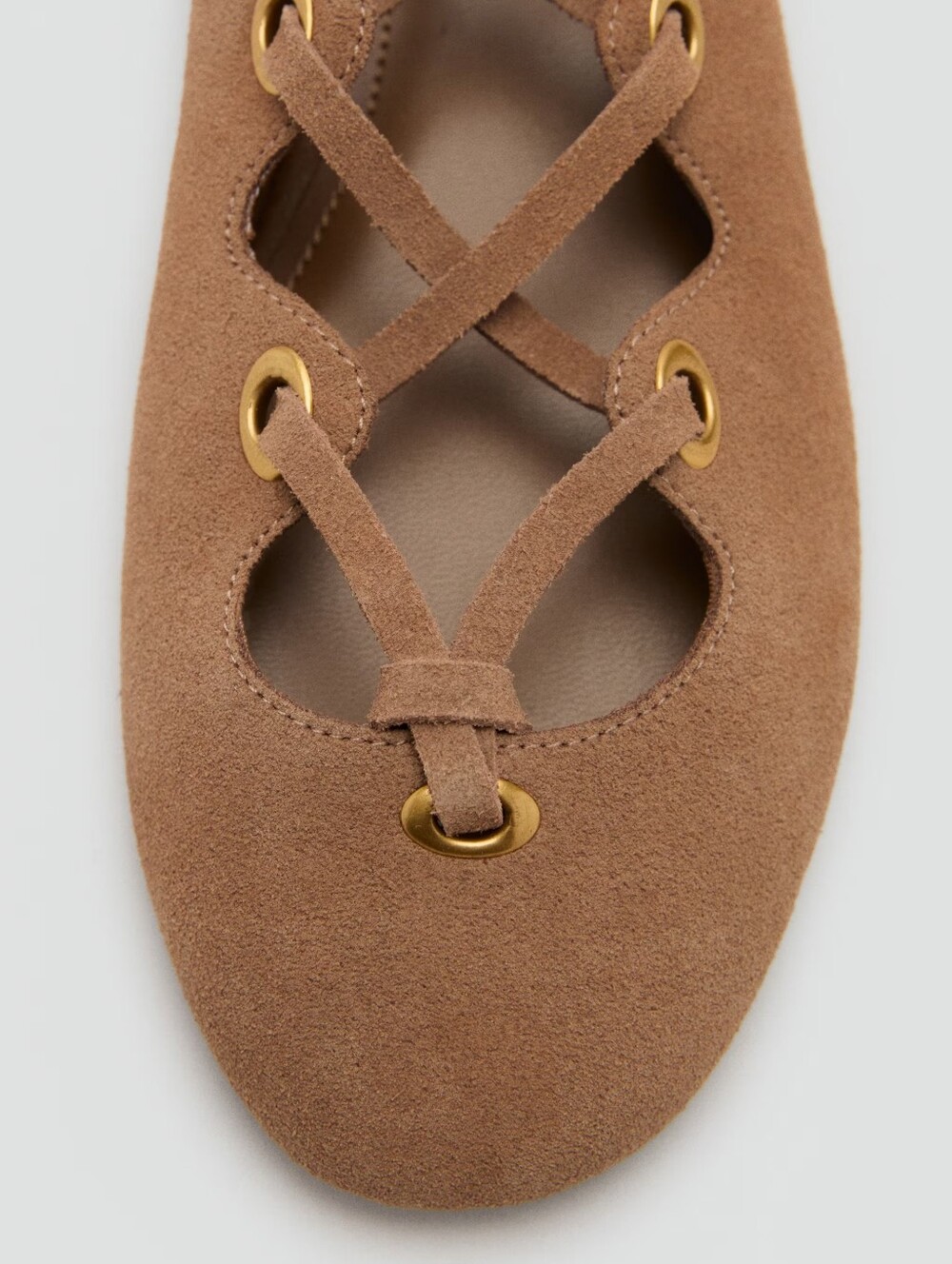 MANGO SAUEDE Ballet Flats - Picture 3 of 4